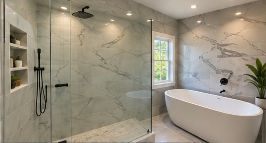 Bathroom remodel example